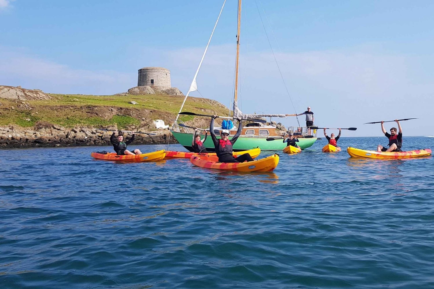 Sea kayaking Killiney beach to Dalkey Island