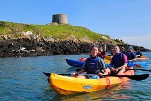 Kajakarstwo morskie z plaży Killiney na wyspę Dalkey