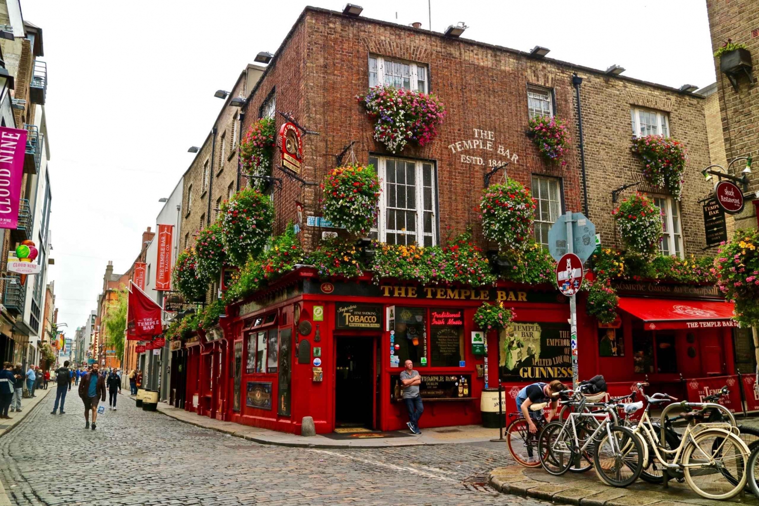 Offisiell byvandring med Guinness i Temple Bar i Dublin