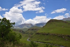 Drakensberg Giants Castle Cave Art i miejsce schwytania Mandeli