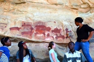 Drakensberg Kamberg Cave Art & Mandela Capture Site Day Tour