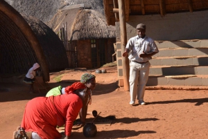 Durban: Tour del villaggio culturale di Phezulu e del parco dei rettili