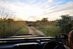 From Durban: Wildlife Lovers Big 5 Safari at 2 Game Reserves