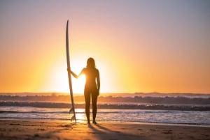 Kapstadt: Private Surfing & City Foodie Day Tour