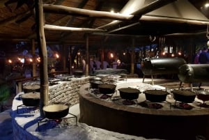 Heldagssafari i Addo og det private reservat med Boma-middag