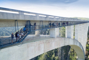 PLETTENBERG BAY: Bloukrans Bridge Skywalk -kierros ja hengailutilaisuus