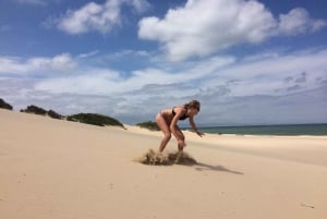 Sandboarding w Jeffreys Bay