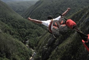 Plettenberg Bay: Bungee Jumping con Zipline e Sky Walk