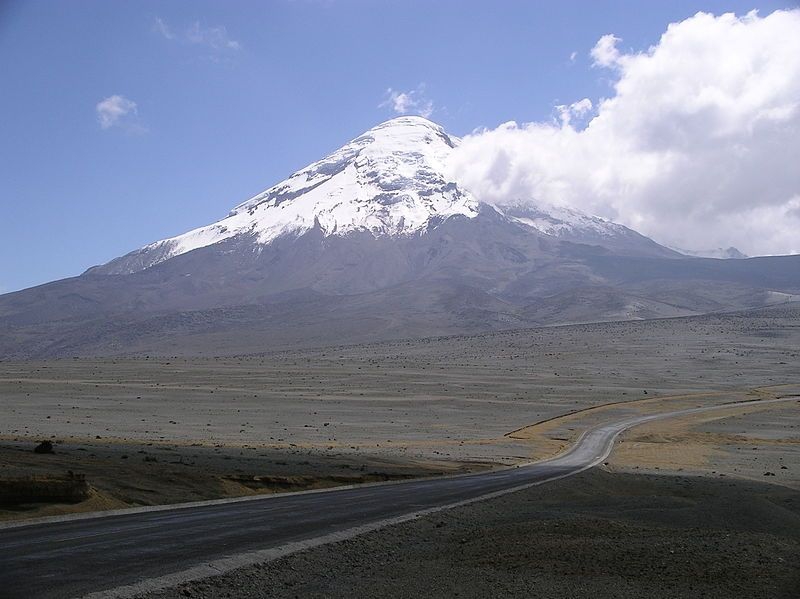 View of Chimborazo volcano (photo by AndrÃ© HÃ¼bner)