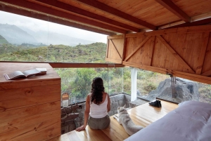 バイオスでアドベンチャーとヨガ + エコロジカルキャビンでのご宿泊（2泊）