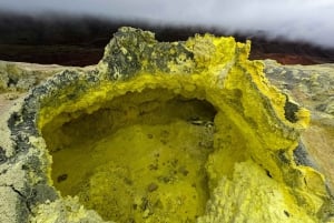 Eventyr på vulkanen Sierra Negra og svovelgruvene