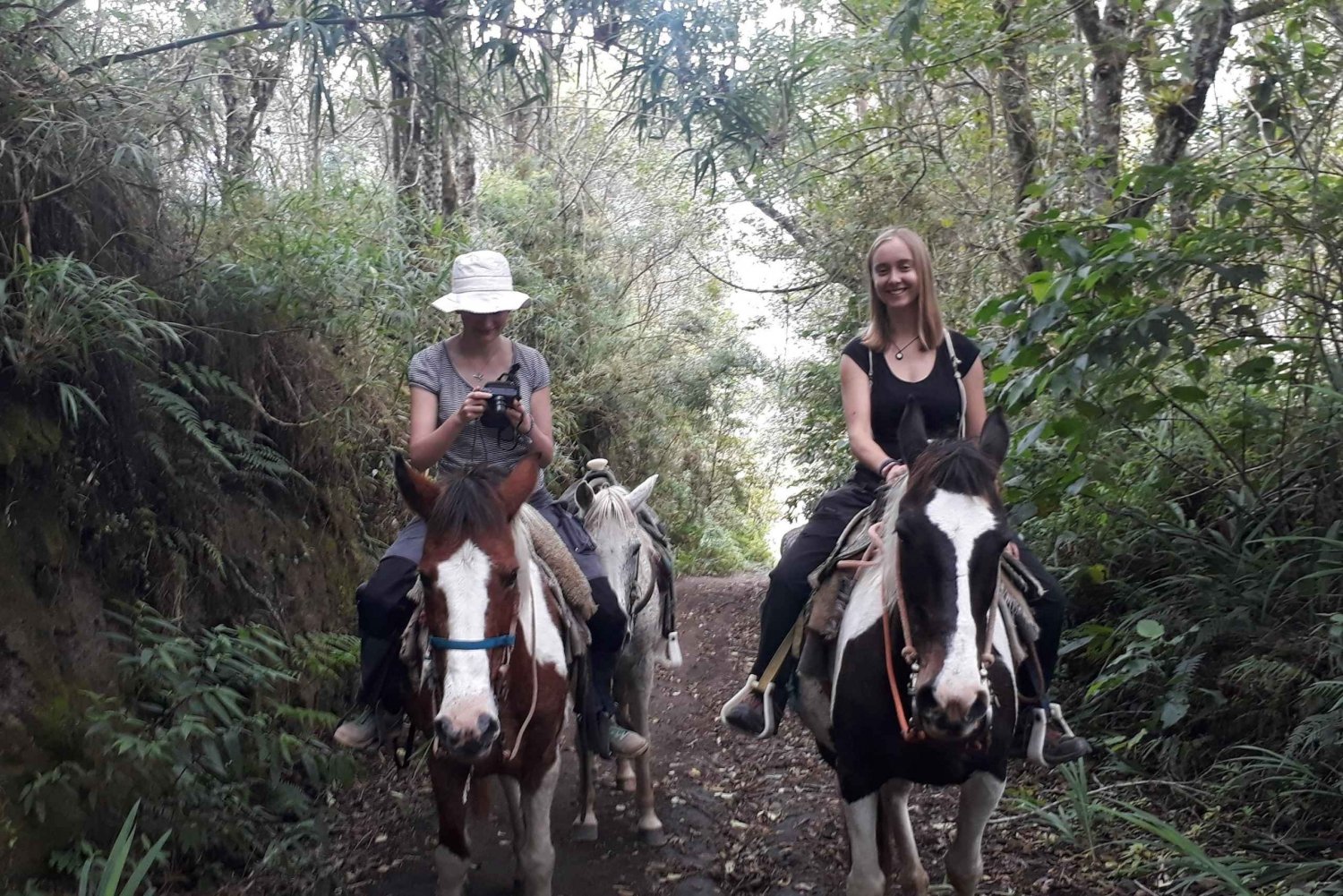 Baños: 2 timer på hesteryggen med utsikt over Tungurahua