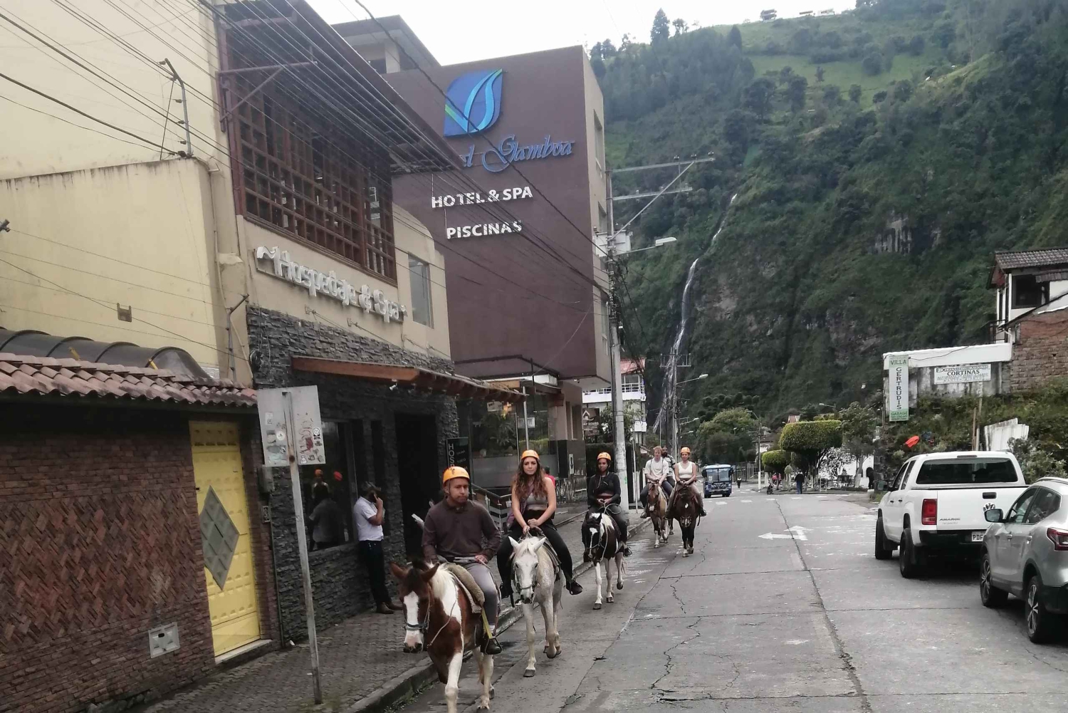 Baños: 2 uur paardrijden met uitzicht op Tungurahua