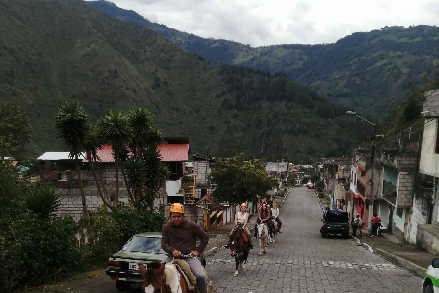 Baños: 2 uur paardrijden met uitzicht op Tungurahua