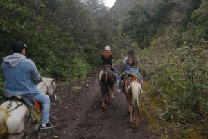 Banos: 3 timmars ridning med utsikt över Tungurahua