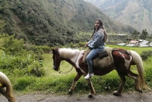 Banos : 3 heures de randonnée à cheval avec vue sur le Tungurahua