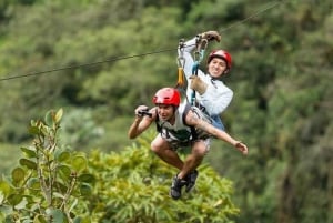 Baños: Canopy Ziplining in Puntzan Adventure Park