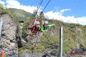 Baños: Circuito de Aventura con Zip Line (850 mts)