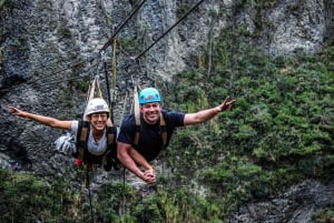 Baños: Circuito de Aventura con Zip Line (850 mts)