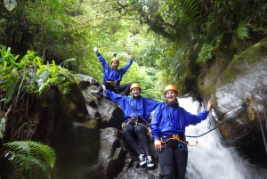 Baños: Canyoning in Chamana or Rio Blanco Waterfalls