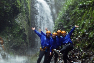 Baños: Canyoning in Chamana or Rio Blanco Waterfalls