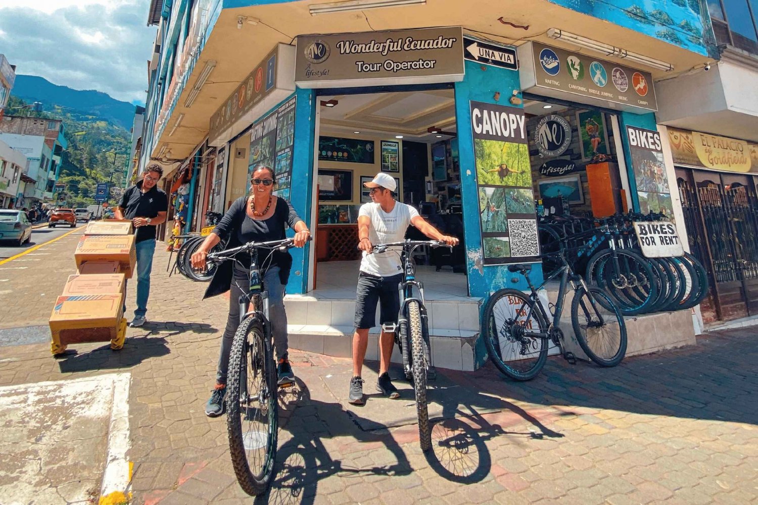 Baños de Agua Santa: Najlepsza wypożyczalnia rowerów, cały lub pół dnia