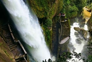 Baños de Agua Santa: Excursão às cachoeiras em ônibus de dois andares