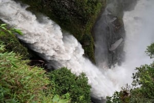 Baños de Agua Santa: Vandfaldstur med dobbeltdækkerbus