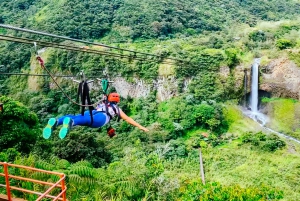 Fra Quito: Heldagstur til Baños inkludert alle innganger