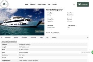 احجز مباشرة - خدمات الرحلات البحرية في جزر غالاباغوس