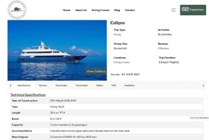 احجز مباشرة - خدمات الرحلات البحرية في جزر غالاباغوس