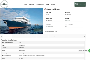 احجز مباشرة - خدمات الرحلات البحرية في جزر غالاباغوس