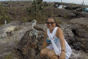 From Isabela: Cabo Rosa Tunnels, Hiking and Snorkeling Tour