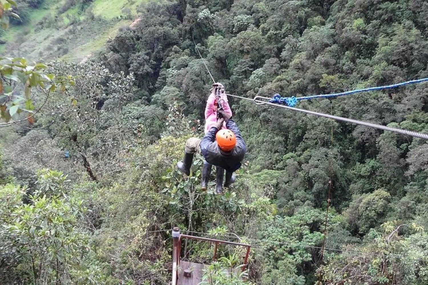 Baños: Ziplining z baldachimem w Puntzan Adventure Park
