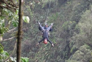 Baños: Canopy ziplinen in Avonturenpark Puntzan