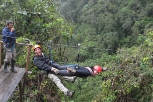 Baños : Zipline dans la canopée au parc d'aventure de Puntzan