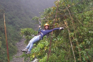 Baños: Canopy Ziplining no Puntzan Adventure Park