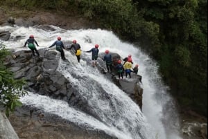 Canyoning - Baths | Canyoning | Chamana | Natural Tobogan - Rappel of 45m.