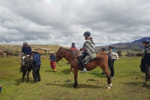 Randonnée à cheval dans le parc national du Cotopaxi