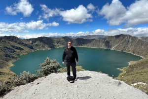 Tour di un giorno del Cotopaxi e del Quilotoa da Quito Vulcano-Cratere del Lago