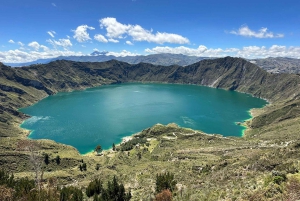 Tour di un giorno del Cotopaxi e del Quilotoa da Quito Vulcano-Cratere del Lago