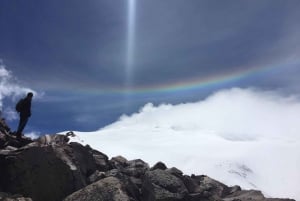 From Quito, one-day adventure to the Cayambe Volcano.