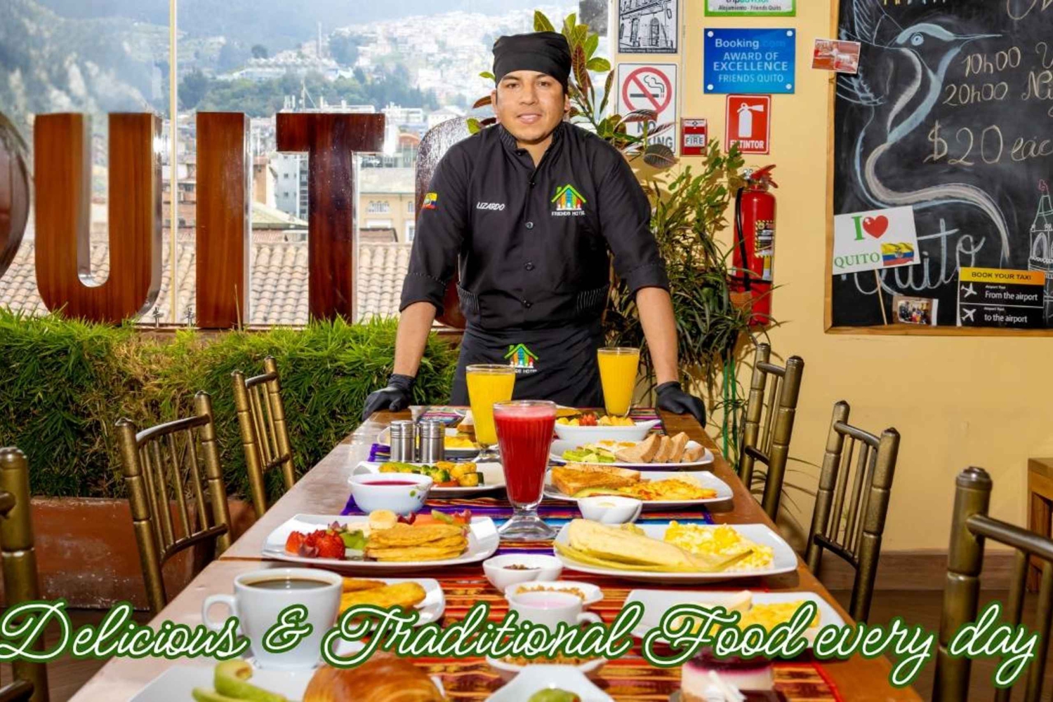 دروس الطبخ الإكوادوري في كيتو في تيراسا