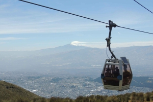 Desde Quito: Teleférico, Museo Intiñan y recorrido por el centro colonial.