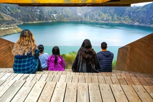 Da Quito: Escursione di un giorno a Quilotoa e Baños con biglietto