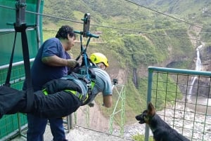 From Quito: Full Day Baños, Ecotourism and Adventure