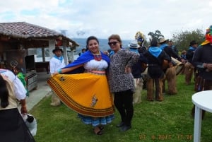 From Quito: Otavalo, Plaza de Ponchos Market & Cotacachi
