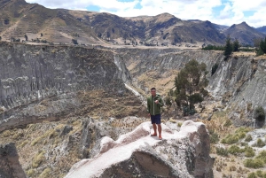 Von Quito aus: Quilotoa Krater Tagestour mit Marktbesuch