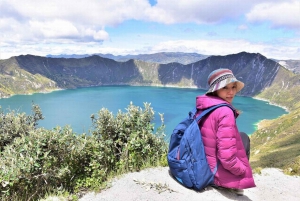 Von Quito aus: Ganztagestour zur Lagune Quilotoa mit Mittagessen