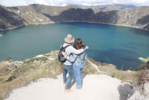 Au départ de Quito : Visite privée du lac Quilotoa avec transfert et déjeuner